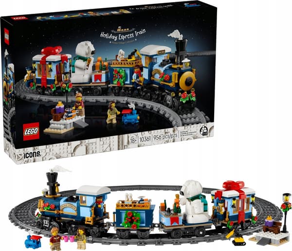 Lego Icons 10361 Juleeksprestog Vinter