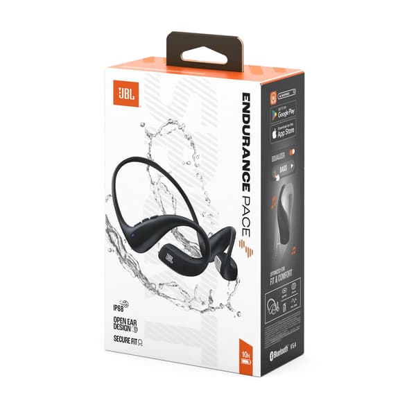 JBL Endurance Pace Trådløse In-Ear Bluetooth 5.4 Hovedtelefoner Sort/Grå