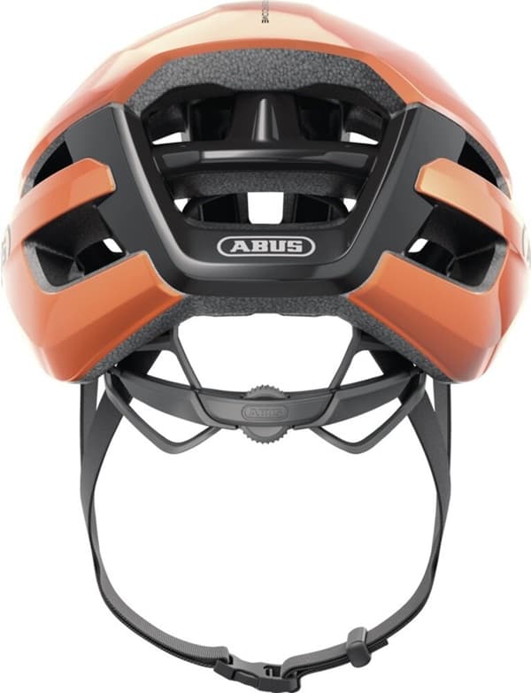 Abus PowerDome cykelhjelm sølv Farve: Orange Størrelse: S