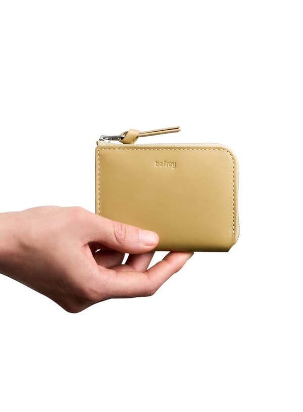 Bellroy L-Pocket nahkainen taskulompakko - sinappi