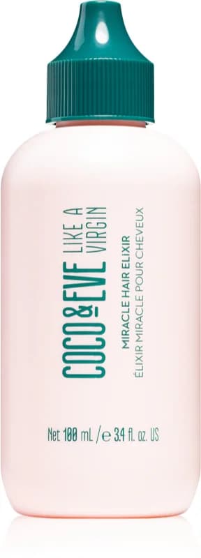 Leave-in elixir för glans och mjukgörande av hår Coco & Eve Like A Virgin Miracle Hair Elixir 100 ml
