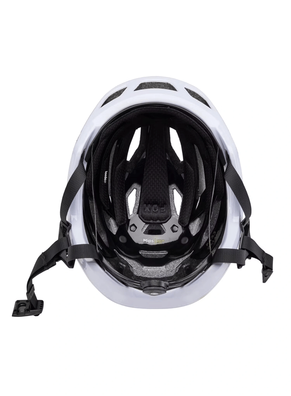 Cykelhjälm Fox Crossframe Pro Solids - vit Storlek: M