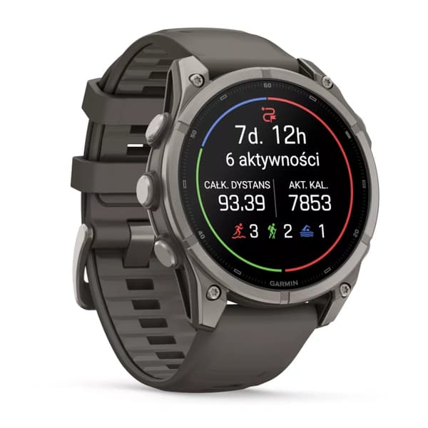 Smartwatch Garmin Fenix 9 47mm Pebble Grey/Titanium