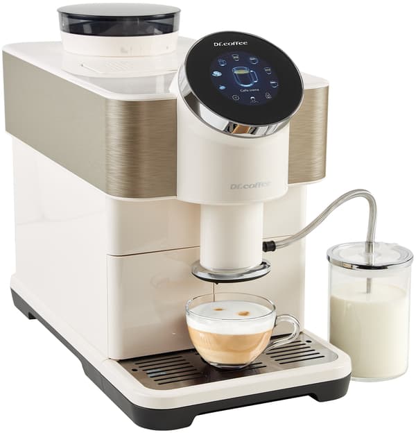 DR.COFFEE H2 Helautomatisk kaffemaskin Vit