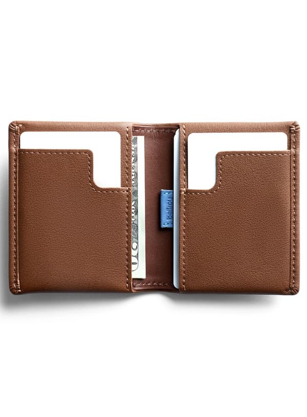 Bellroy Slim Sleeve läderplånbok - hazelnut