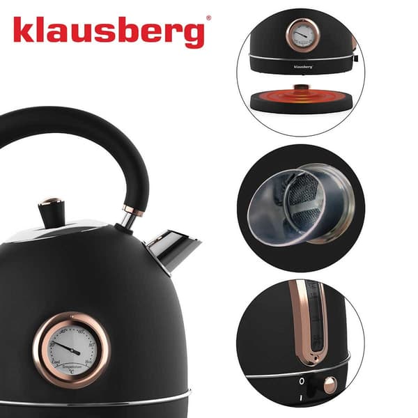 KLAUSBERG KB-7905 Kedel Sort