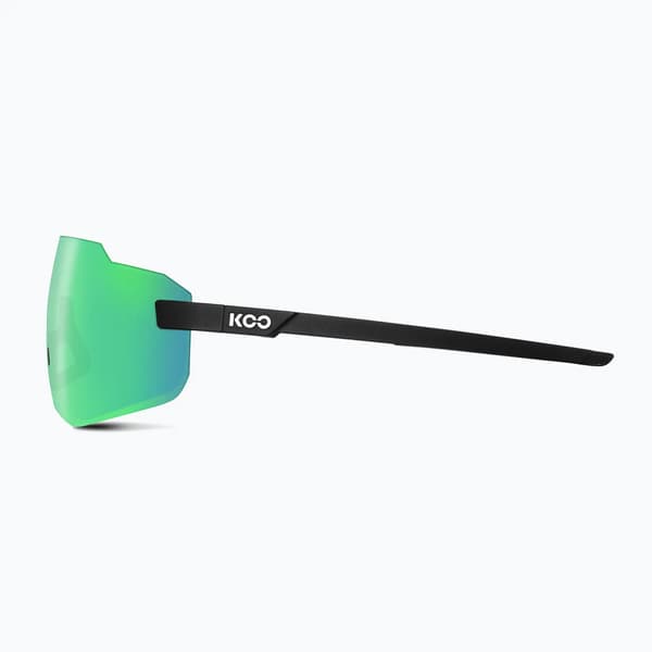 Koo Supernova black matt/green mirror -aurinkolasit