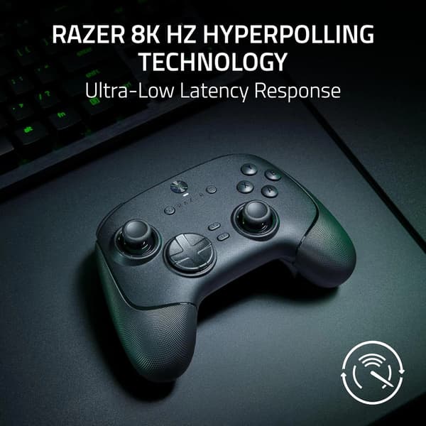 Razer Wolverine V3 Pro 8K PC -ohjain, langaton, musta