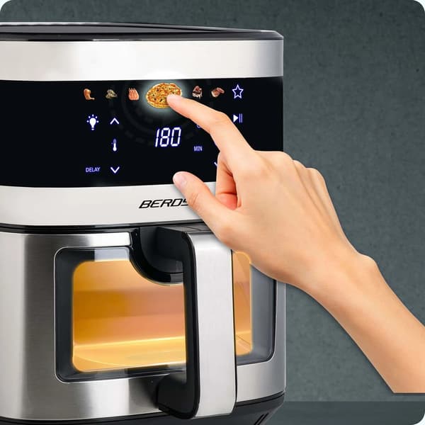 Airfryer BERDSEN BD-656 9.1l 7 forudindstillede programmer Sølv