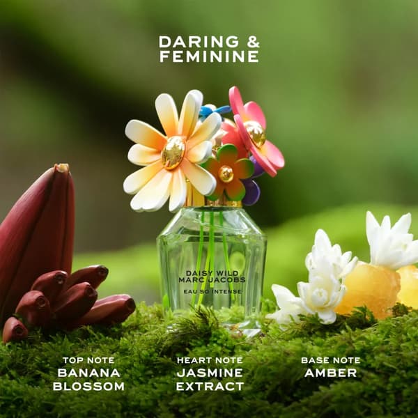 Uudelleentäytettävä Eau de Parfum -pullo naisille Marc Jacobs Daisy Wild Eau so Intense