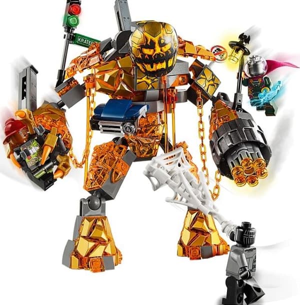 LEGO Marvel Spider-Man Kamp mod Molten Man (76128)