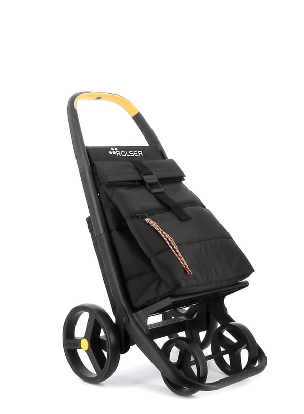 Ostoskassi Rolser Clec M Termo Polar 8 Plus Lemon - musta