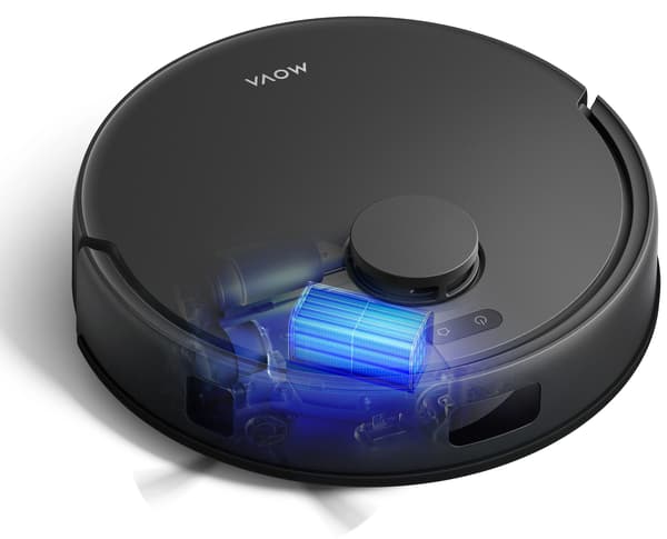 Dreame Mova E20 Robotstøvsuger Moppefunktion Rumkortlægning Sort