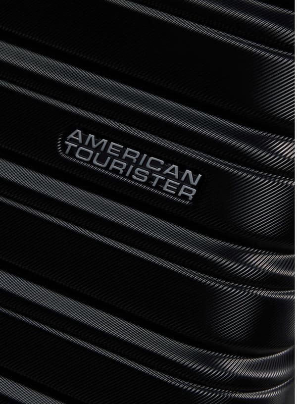 American Tourister Flashline medium resväska - shadow black