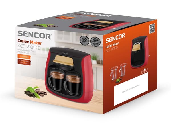 SENCOR SCE 2101RD kaffemaskine
