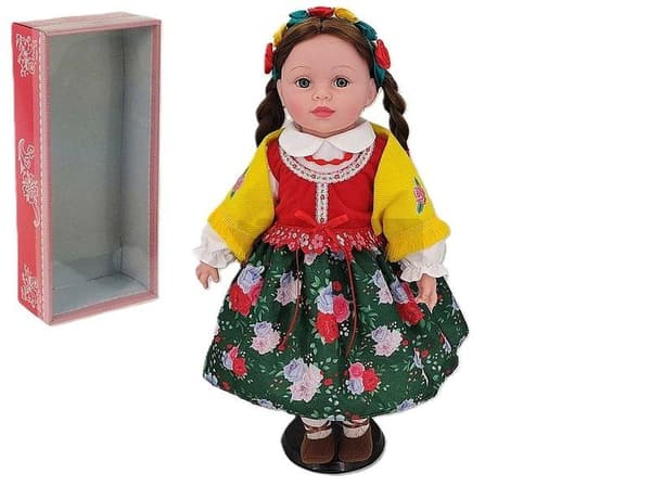 Dukke 45 cm med polsk lyd