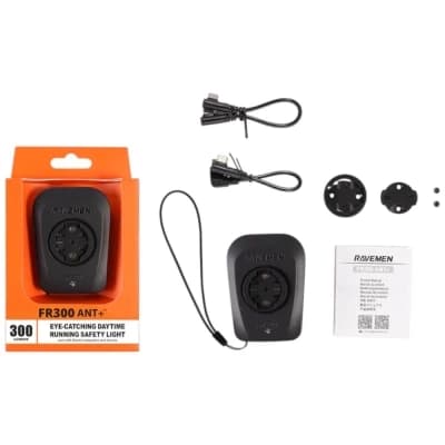 Ravemen FR300 ANT+ forlygte til Garmin navigation