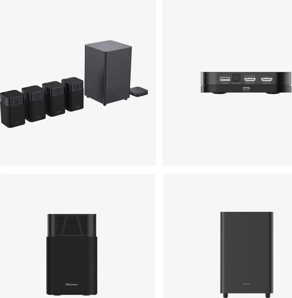 Soundbar Hisense HT SATURN 4.1.2 Bluetooth Dolby Atmos DTS X
