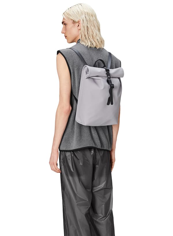 Rains Rolltop Rucksack Mini stadsryggsäck - flint
