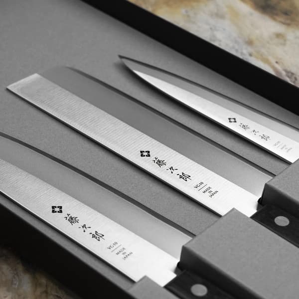 TOJIRO Basic 3 st. - japansk knivset i rostfritt stål