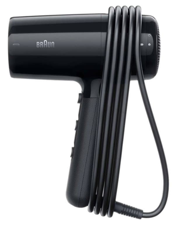 Braun BRHD225E Hårtørrer Ionisering Diffuser Kold luft 2200W 2 blæsehastigheder 3 temperaturniveauer