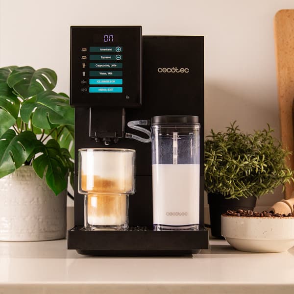 CECOTEC Cremmaet Compactccino Fuldautomatisk Kaffemaskine Sort