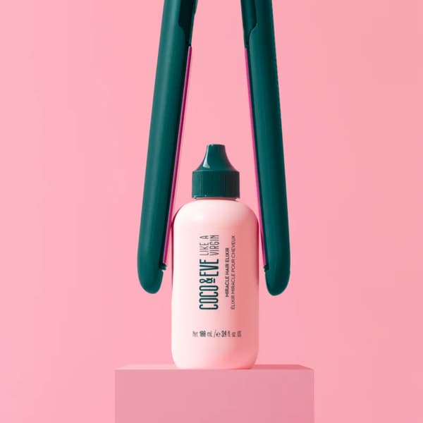 Leave-in elixir för glans och mjukgörande av hår Coco & Eve Like A Virgin Miracle Hair Elixir 100 ml
