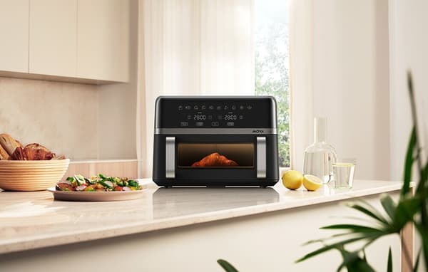 Airfryer MOVA FD20S Pro Sort 10L med visningsvindue 10 automatiske programmer