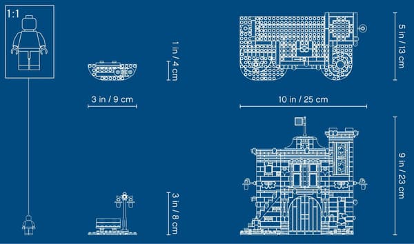 LEGO 10263 Creator Expert - Talvikylän paloasema