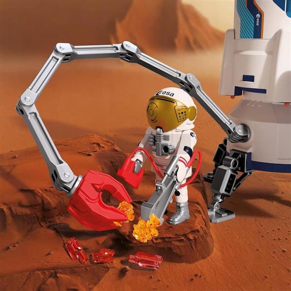PLAYMOBIL SPACE 72011 ESA Mars Research Rocket, sæt til børn +4 år