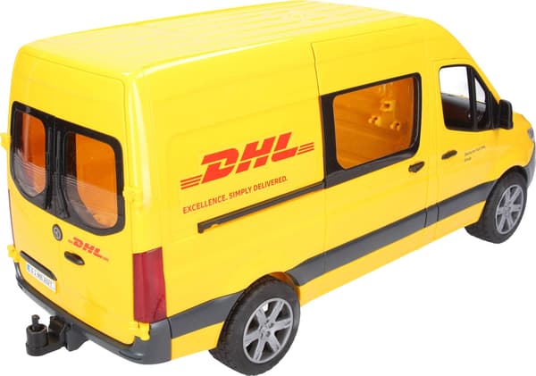Bruder MB Sprinter DHL med kurerfigur og tilbehør (02671)