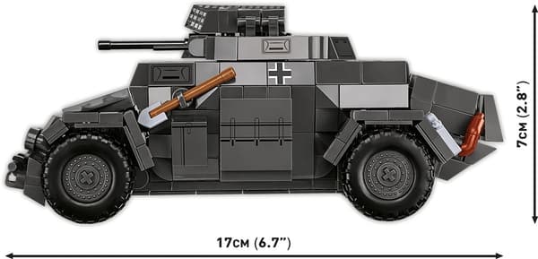 Cobi Byggklossar Sd.Kfz 222 502 bitar