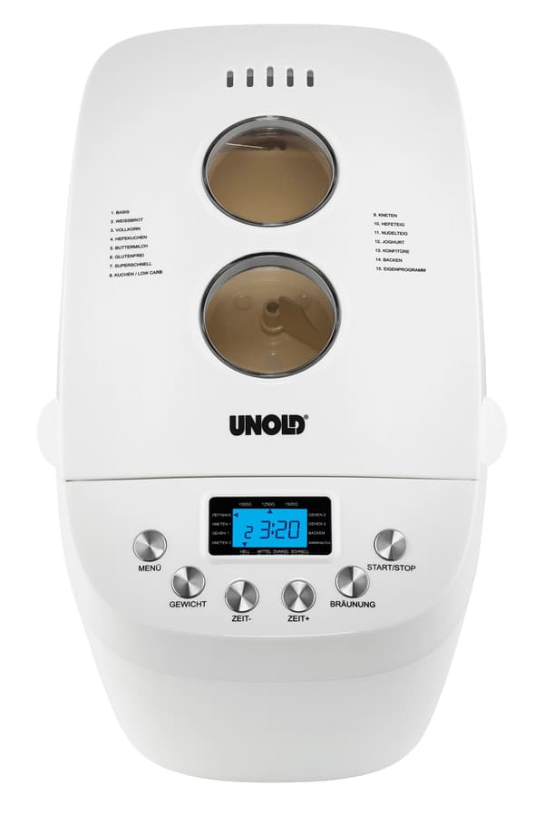 Unold 68520 brödmaskin 15 program 850W