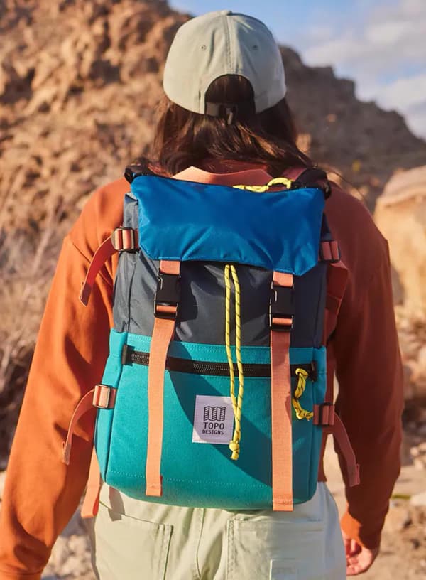 Topo Designs Rover Pack Classic skoletaske - khaki / sort