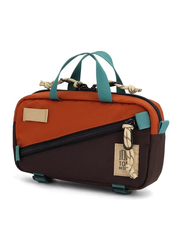 Topo Designs Mini Quick Pack hoftetaske - clay/chocolate