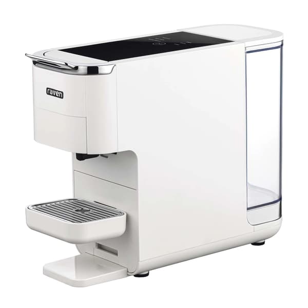 Kaffemaskin Raven EEK001B Vit 3 kaffeadaptrar