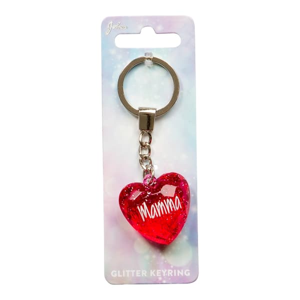 Hjärta Mamma Nyckelring 2-pack