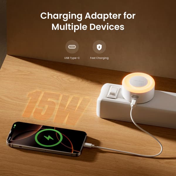 Yeelight USB Charger With Nightlight Function - Jelly 4 Plus