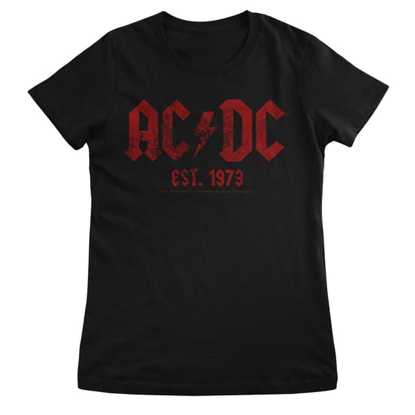 AC/DC Vintage 1979 Girly Tee Small / Black