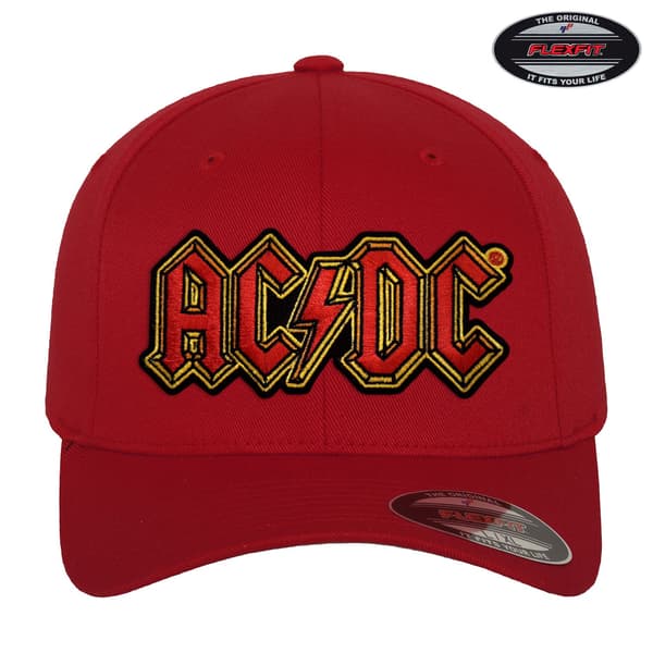 AC/DC Logo Baseball Cap S/M / Red