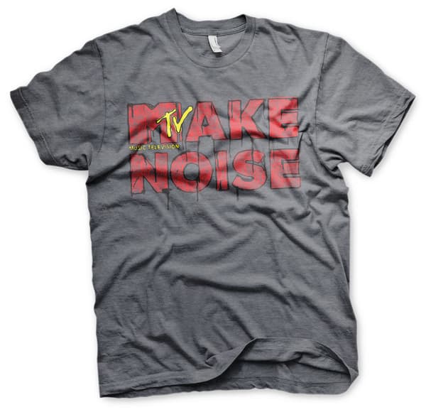 Make Noise - MTV T-Shirt Small / DarkHeather