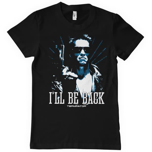 I'll Be Back - Duotone T-Shirt Medium / Black