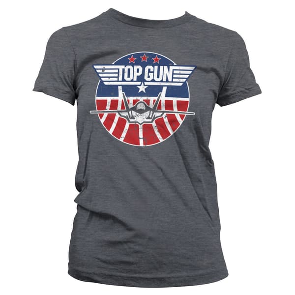 Top Gun Tomcat Girly Tee Medium / DarkHeather