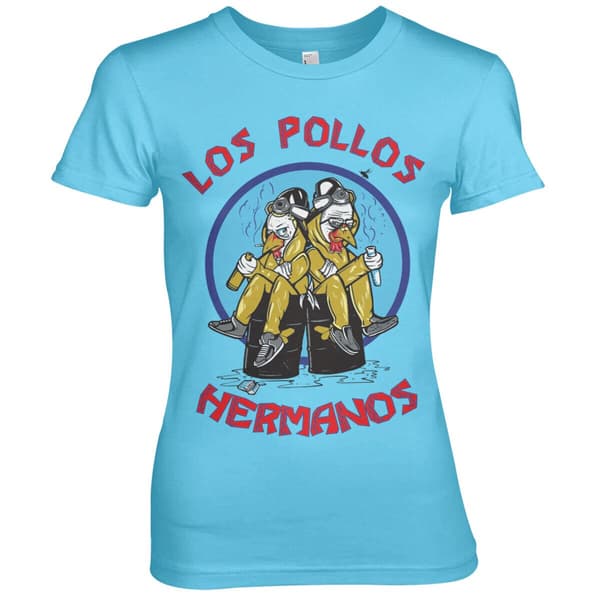 Walter & Jesse Hermanos Girly Tee XX-Large / Skyblue