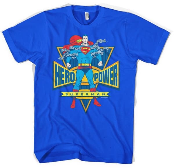Superman World Hero T-Shirt Medium / Blue