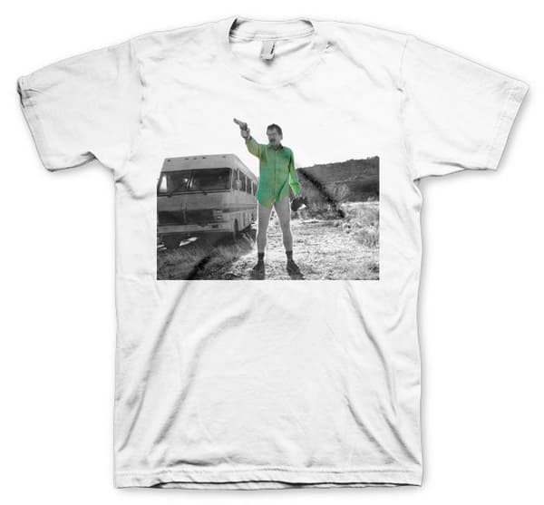 Walter White Duotone T-Shirt Large / White