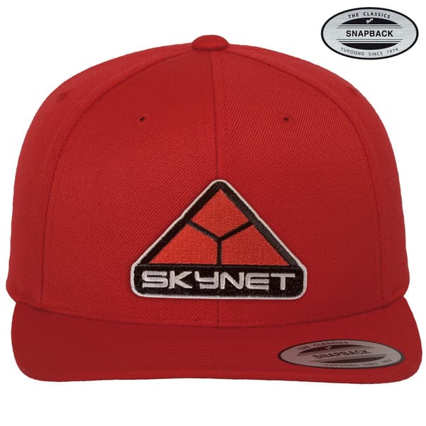 Skynet Premium Snapback Cap Adjustable / Red