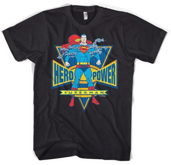 Superman World Hero T-Shirt Medium / Black