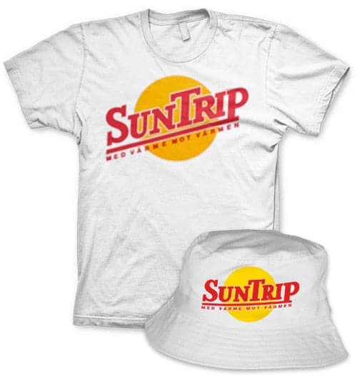 SUNTRIP PACK - Hatt & T-Shirt Medium / White