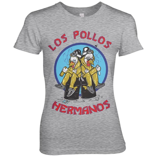 Walter & Jesse Hermanos Girly Tee Medium / HeatherGrey